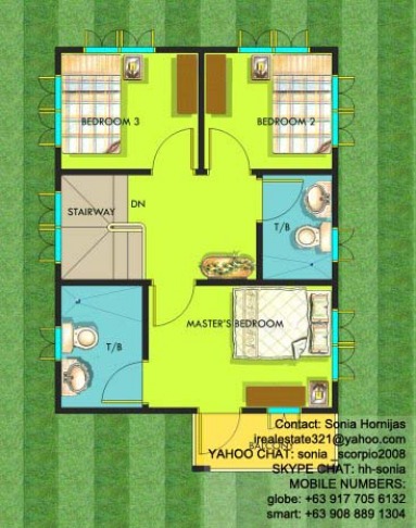 Chula Vista Residences House Monte Alto Floor Plan 2-storey