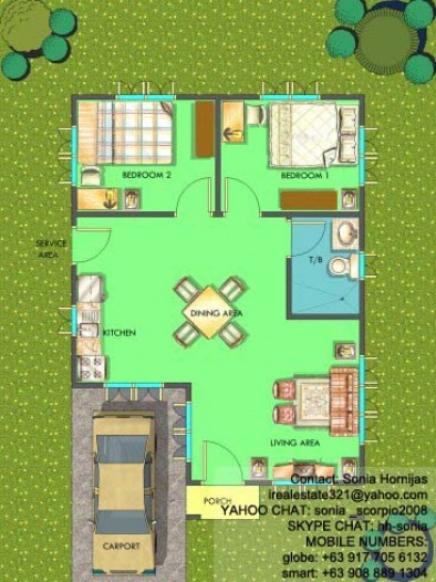 Chula Vista Residences Davao CIty - Chula Vista Residences House Sol Floor Plan