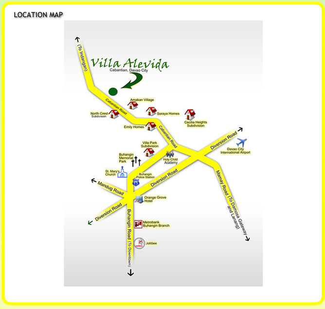 Villa Alevida is a proposed residential subdivision located in Cabantian Davao City. This will be a low cost housing project in Davao.