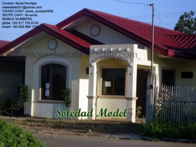 Elenita Heights Subdivision - Soledad house model