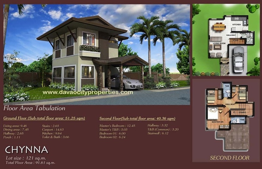 Twin Palms Residences Davao Jackie House and Lot Package. Davao House.