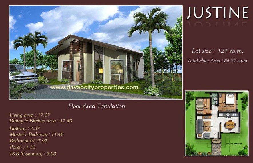 Twin Palms Residences Davao Justine House and Lot Package. Davao Houses.