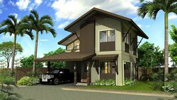 Twin Palms Davao - Lilia house, beautiful 2 storey house in Davao with 3 bedrooms and 3 toilets and baths. This Davao home can also be thru Pag-ibig housing. Davao houses for sale.
