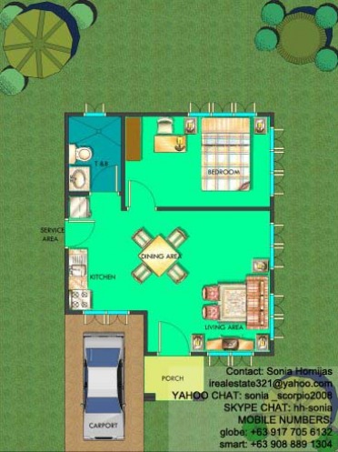 Chula Vista Residences Davao City - Chula Vista Residences House Calma Floor Plan