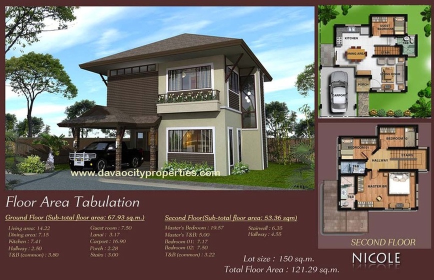 Twin Palms Residences Davao Nicole House and Lot Package. Davao homes.